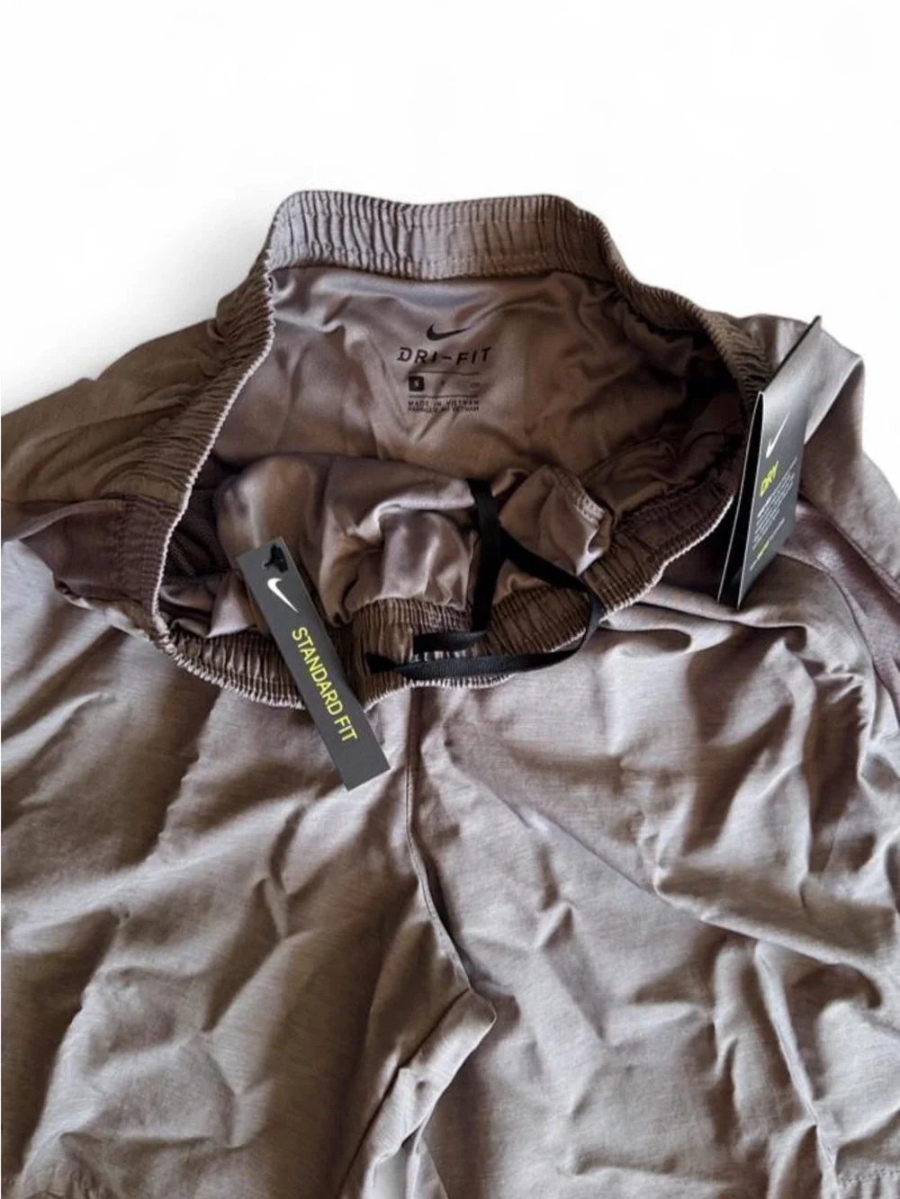 NWT Nike Men's Small Dri-FIT Swim Trunks Heather Gray Board Shorts